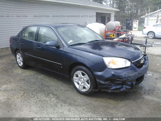 1G1ZT51F86F119167 - 2006 CHEVROLET MALIBU LT BLUE photo 1