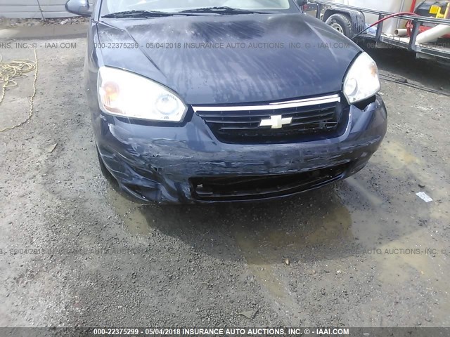 1G1ZT51F86F119167 - 2006 CHEVROLET MALIBU LT BLUE photo 6