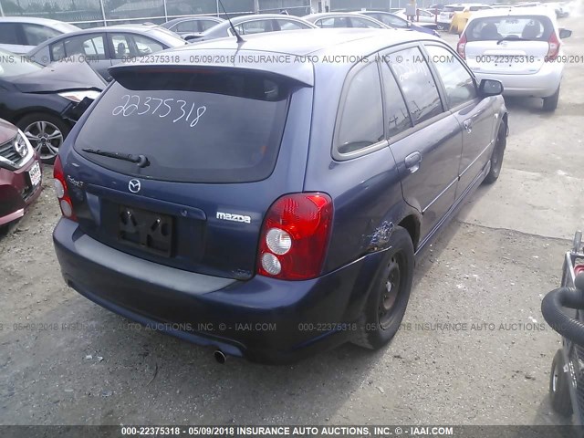JM1BJ245931158567 - 2003 MAZDA PROTEGE PR5 蓝色 照片 4