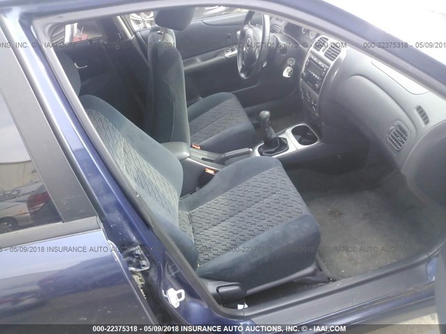 JM1BJ245931158567 - 2003 MAZDA PROTEGE PR5 蓝色 照片 5