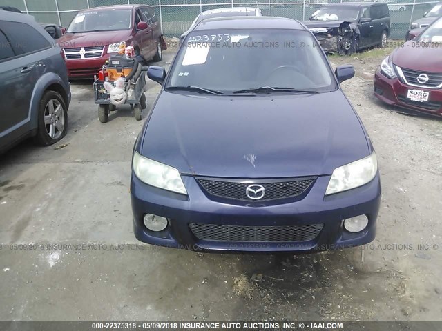 JM1BJ245931158567 - 2003 MAZDA PROTEGE PR5 蓝色 照片 6