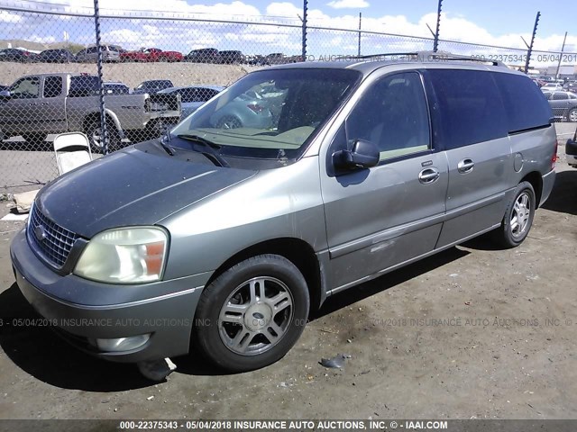 2FMZA52266BA20370 - 2006 FORD FREESTAR SEL GRAY photo 2