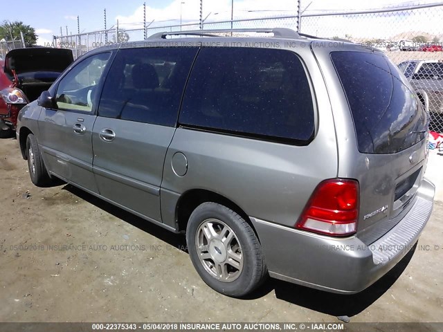 2FMZA52266BA20370 - 2006 FORD FREESTAR SEL GRAY photo 3