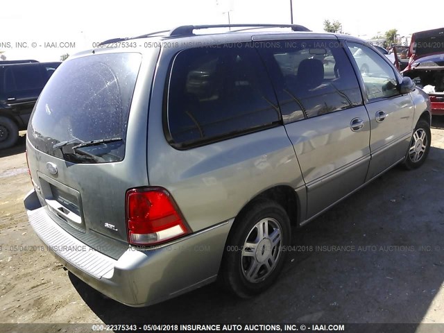 2FMZA52266BA20370 - 2006 FORD FREESTAR SEL GRAY photo 4