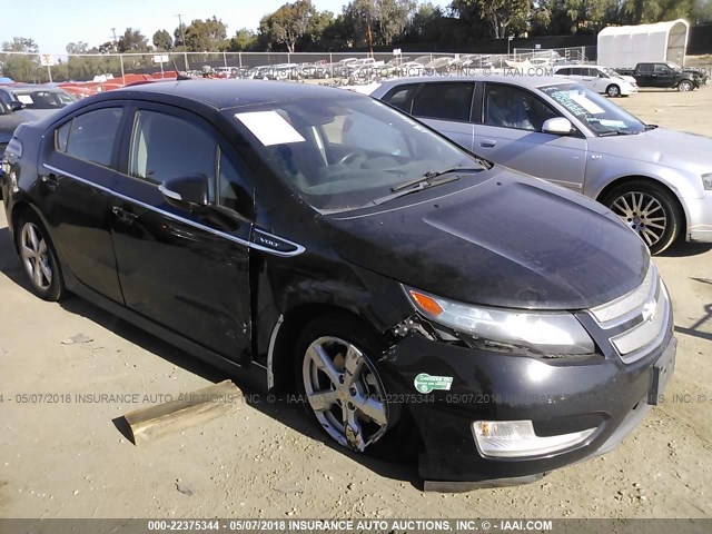 1G1RE6E4XEU120856 - 2014 CHEVROLET VOLT BLACK photo 1