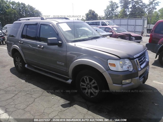 1FMEU74E06UA18147 - 2006 FORD EXPLORER EDDIE BAUER GRAY photo 1