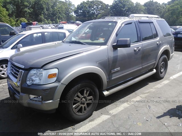 1FMEU74E06UA18147 - 2006 FORD EXPLORER EDDIE BAUER GRAY photo 2