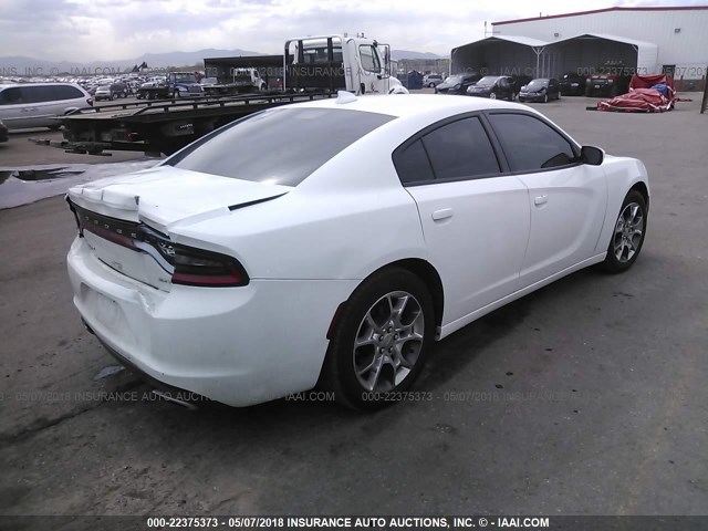 2C3CDXJG3HH582208 - 2017 DODGE CHARGER SXT WHITE photo 4