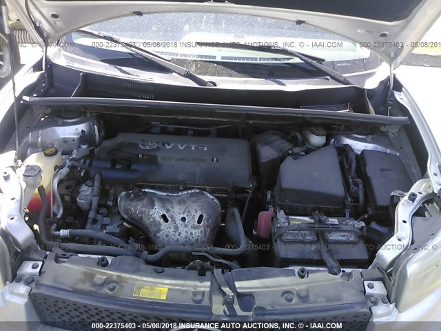 JTLKE50EX91066036 - 2009 TOYOTA SCION XB Silber Foto 10