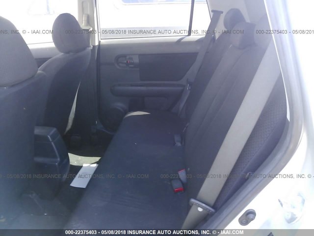 JTLKE50EX91066036 - 2009 TOYOTA SCION XB Silber Foto 8