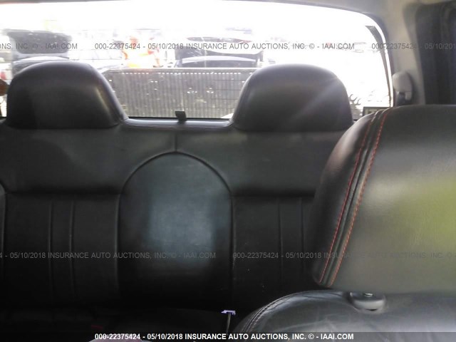 1N6MD29YX2C359817 - 2002 NISSAN FRONTIER CREW CAB SC BLACK photo 8