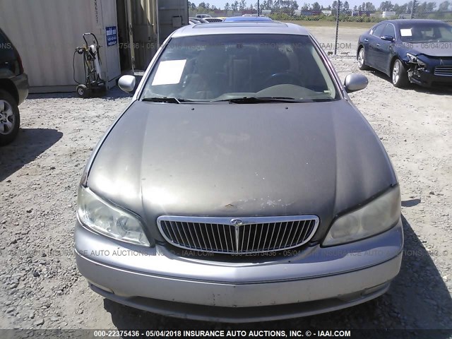 JNKCA31A41T022990 - 2001 INFINITI I30 SILVER photo 6