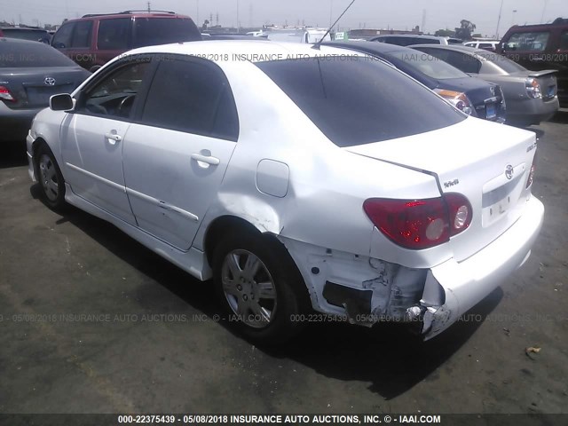 1NXBR32E25Z470910 - 2005 TOYOTA COROLLA CE/LE/S WHITE photo 3