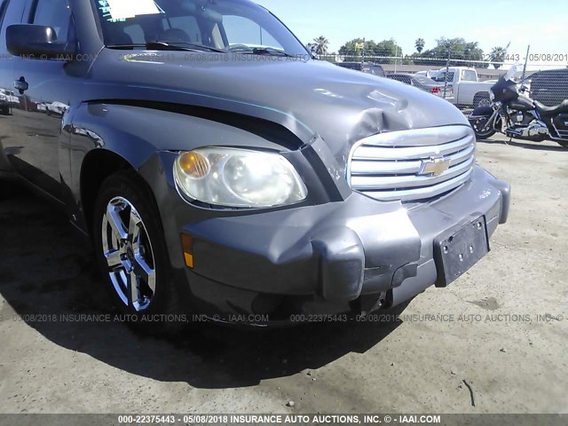 3GNCA13BX9S629680 - 2009 CHEVROLET HHR LS GRAY photo 6