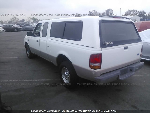 1FTCR14X1VPB46812 - 1997 FORD RANGER SUPER CAB WHITE photo 3