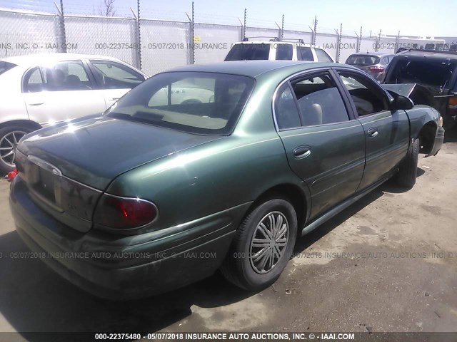 1G4HP52K234196316 - 2003 BUICK LESABRE CUSTOM GREEN photo 4