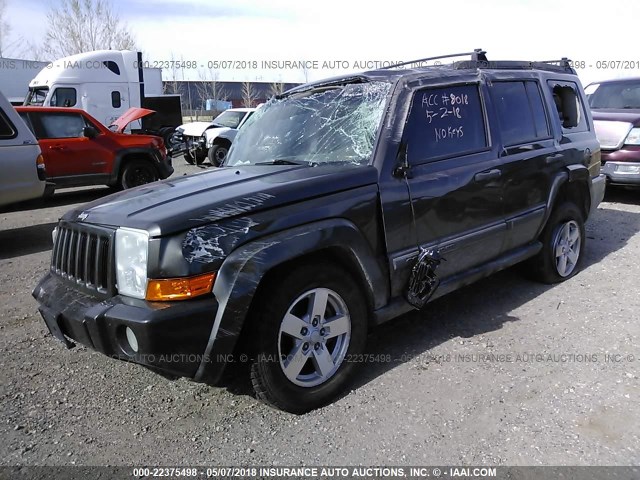 1J8HG48K26C104937 - 2006 JEEP COMMANDER GRAY photo 2