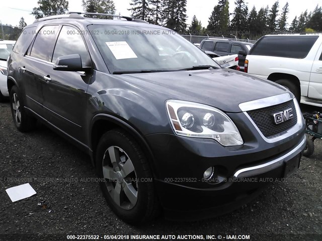 1GKKVSED6BJ361929 - 2011 GMC ACADIA SLT-2 GRAY photo 1