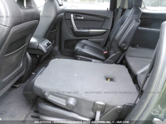 1GKKVSED6BJ361929 - 2011 GMC ACADIA SLT-2 GRAY photo 8