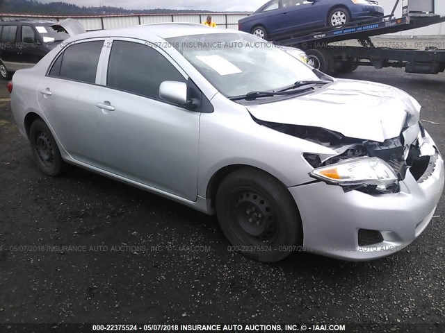 JTDBL40E299018897 - 2009 TOYOTA COROLLA LE/XLE SILVER photo 1