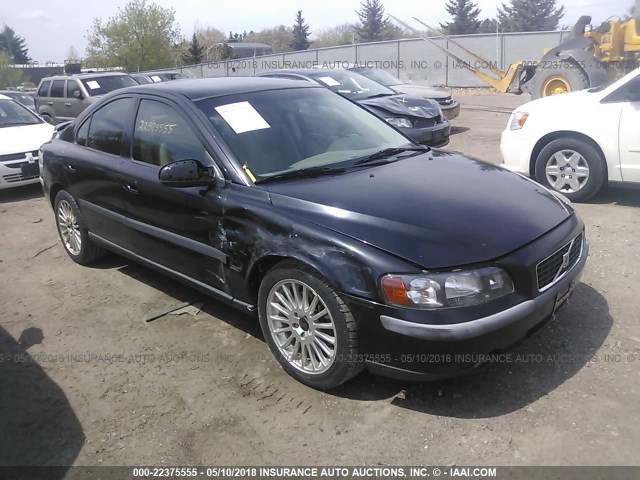 YV1RS53D422110371 - 2002 VOLVO S60 T5 BLACK photo 1