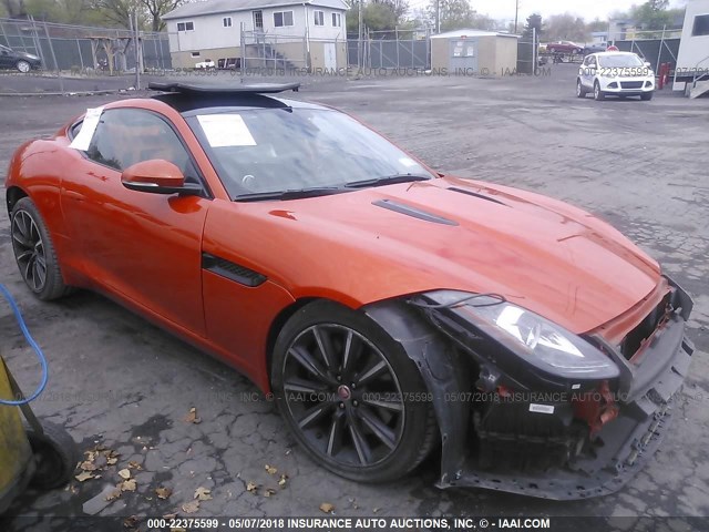 SAJWA6AT3G8K23987 - 2016 JAGUAR F-TYPE ORANGE photo 1