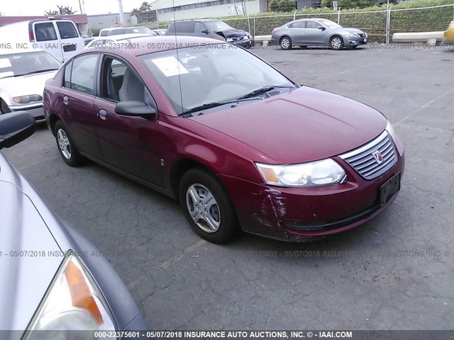 1G8AG52F95Z156646 - 2005 SATURN ION LEVEL 1 RED photo 1
