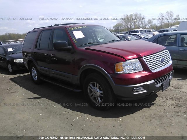 1FMPU16L94LB52756 - 2004 FORD EXPEDITION XLT RED photo 1