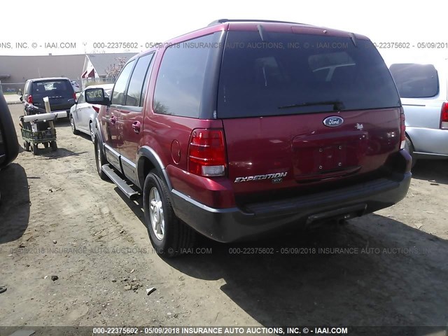 1FMPU16L94LB52756 - 2004 FORD EXPEDITION XLT წითელი ფოტო 3