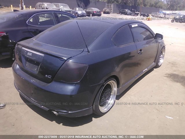 JTKDE167070182184 - 2007 TOYOTA SCION TC 灰色 照片 4