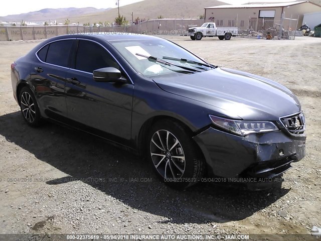 19UUB2F58GA002949 - 2016 ACURA TLX TECH GRAY photo 1