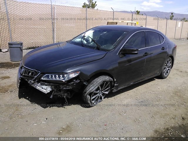 19UUB2F58GA002949 - 2016 ACURA TLX TECH GRAY photo 2