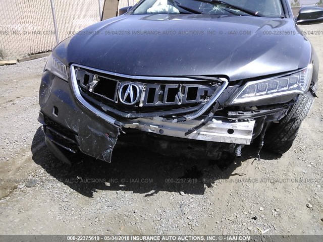 19UUB2F58GA002949 - 2016 ACURA TLX TECH GRAY photo 6