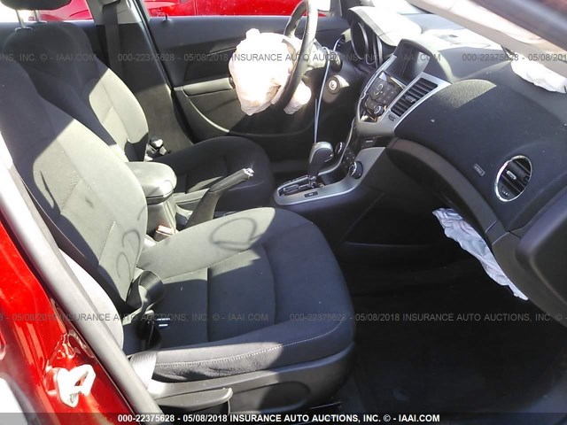1G1PC5SB8E7322524 - 2014 CHEVROLET CRUZE LT RED photo 5