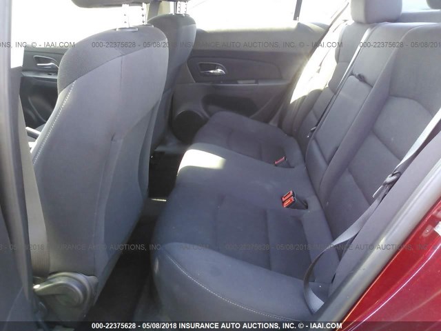 1G1PC5SB8E7322524 - 2014 CHEVROLET CRUZE LT RED photo 8