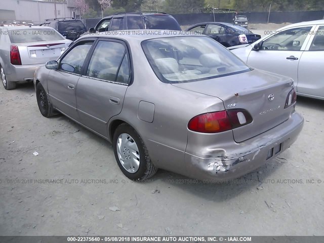 2T1BR18E8XC177450 - 1999 TOYOTA COROLLA VE/CE/LE GRAY photo 3