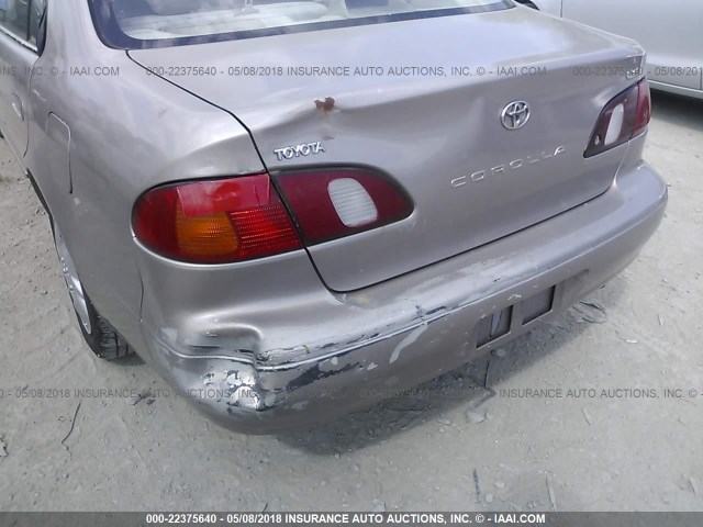 2T1BR18E8XC177450 - 1999 TOYOTA COROLLA VE/CE/LE GRAY photo 6