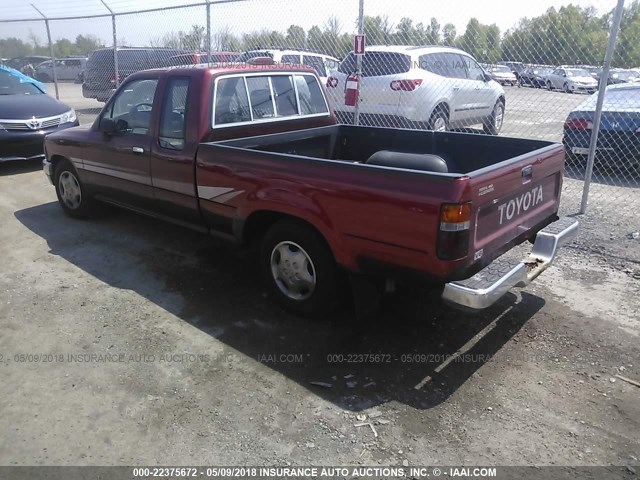 JT4VN93D8R5039252 - 1994 TOYOTA PICKUP 1/2 TON EXTRA LONG WHEELBASE/1/2 TON EXTRA LONG WHEELBASE DX RED photo 3