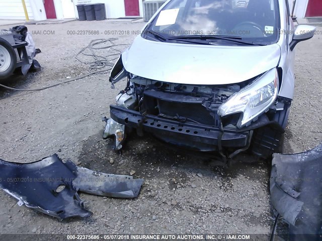 3N1CE2CP6GL357475 - 2016 NISSAN VERSA NOTE S/S PLUS/SV/SL/SR SILVER photo 6