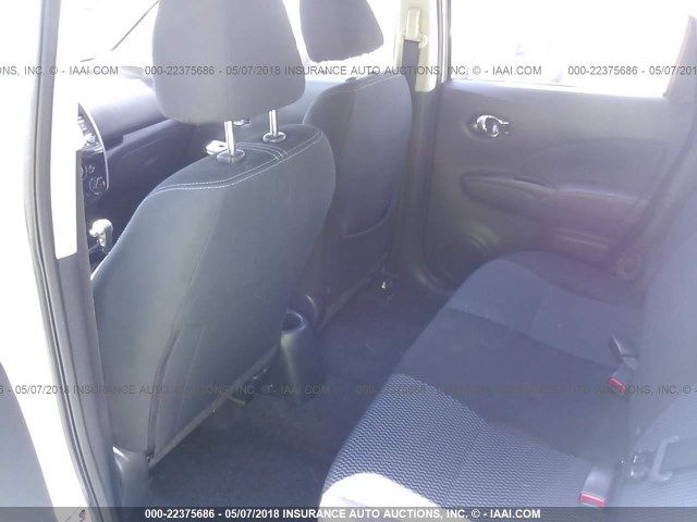 3N1CE2CP6GL357475 - 2016 NISSAN VERSA NOTE S/S PLUS/SV/SL/SR SILVER photo 8