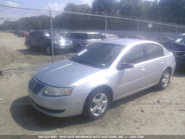 1G8AJ58FX6Z187379 - 2006 SATURN ION LEVEL 2 SILVER photo 2