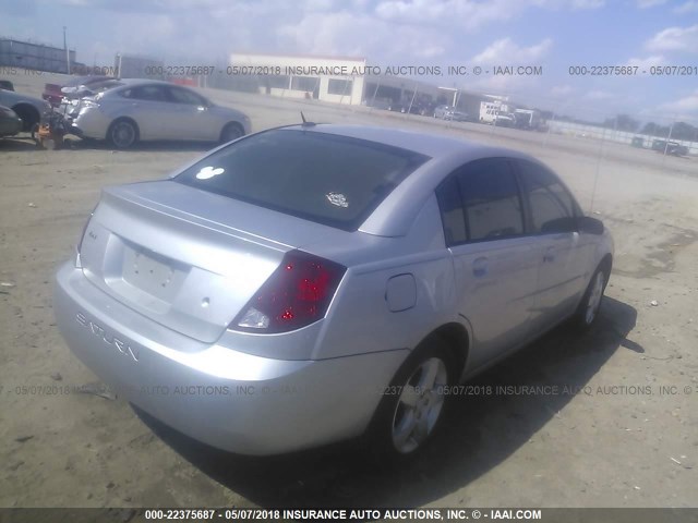1G8AJ58FX6Z187379 - 2006 SATURN ION LEVEL 2 SILVER photo 4