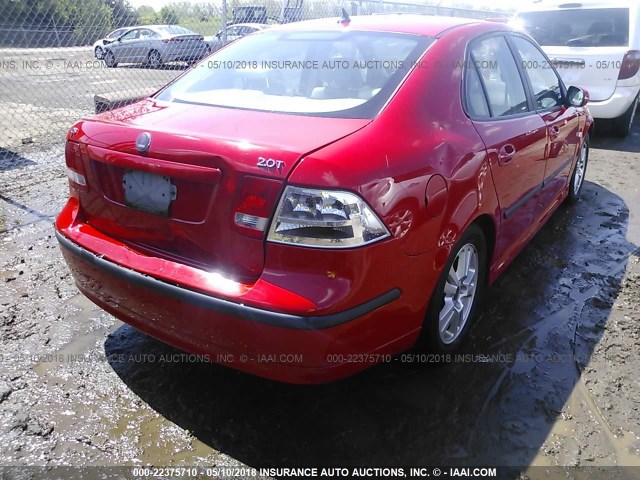 YS3FD49Y271004143 - 2007 SAAB 9-3 2.0T RED photo 6