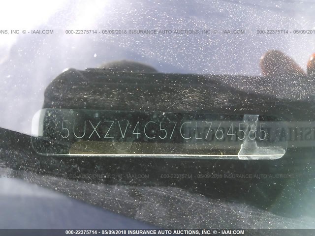 5UXZV4C57CL764565 - 2012 BMW X5 XDRIVE35I GOLD photo 9