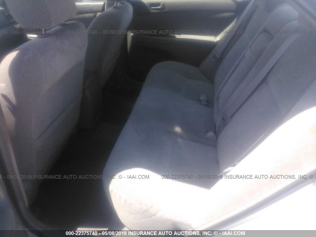 4T1BE32K03U661465 - 2003 TOYOTA CAMRY LE/XLE/SE SILVER photo 8
