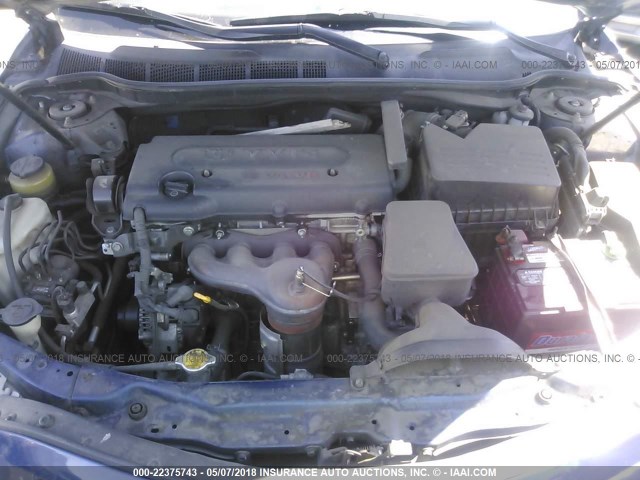 4T1BE46K27U192515 - 2007 TOYOTA CAMRY NEW GENERAT CE/LE/XLE/SE BLUE photo 10