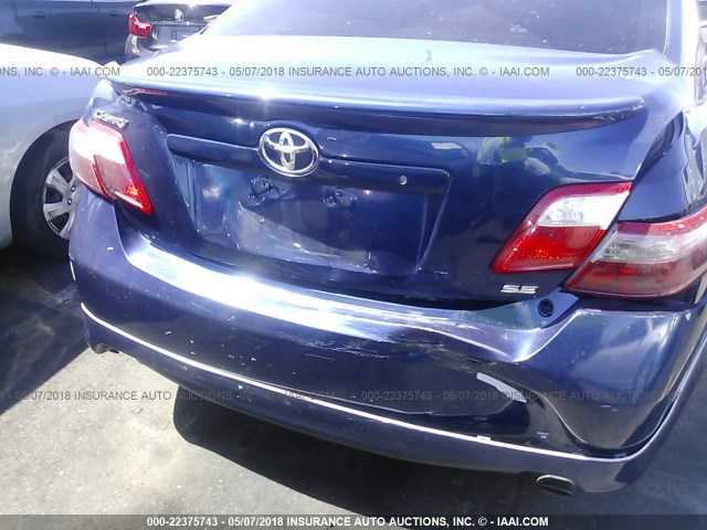 4T1BE46K27U192515 - 2007 TOYOTA CAMRY NEW GENERAT CE/LE/XLE/SE BLUE photo 6