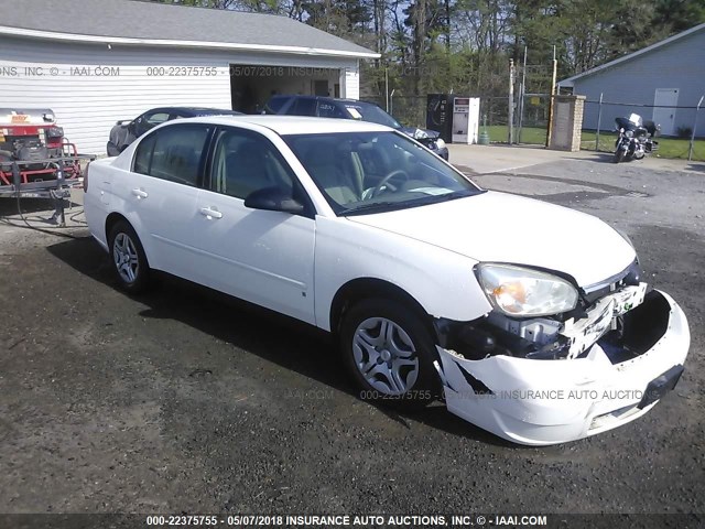 1G1ZS57FX7F189751 - 2007 CHEVROLET MALIBU LS თეთრი ფოტო 1