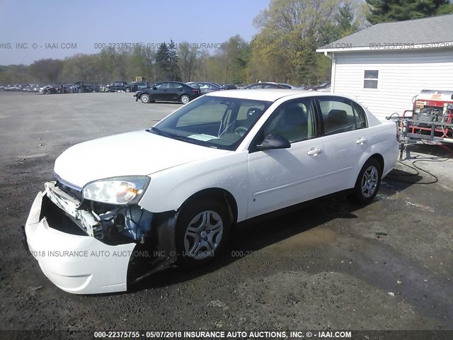 1G1ZS57FX7F189751 - 2007 CHEVROLET MALIBU LS თეთრი ფოტო 2