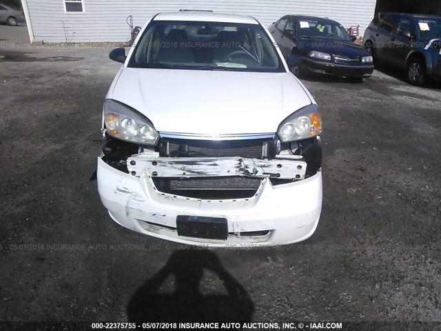 1G1ZS57FX7F189751 - 2007 CHEVROLET MALIBU LS თეთრი ფოტო 6